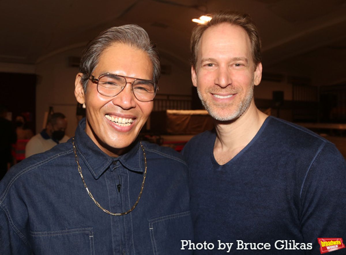 Costume Designer Clint Ramos and Scenic Designer David Korins at 