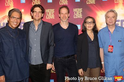 Costume Designer Clint Ramos, Director Alex Timbers, Scenic Designer David Korins, Ch Photo