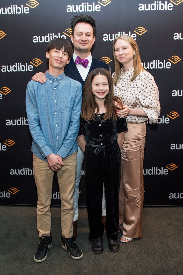 Michael Cruz Kayne with his wife, Carrie, and children, Truman and Willa  Photo