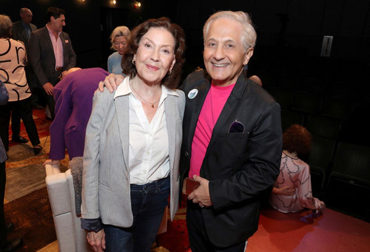 Kelly Bishop, John Sefakis at 
