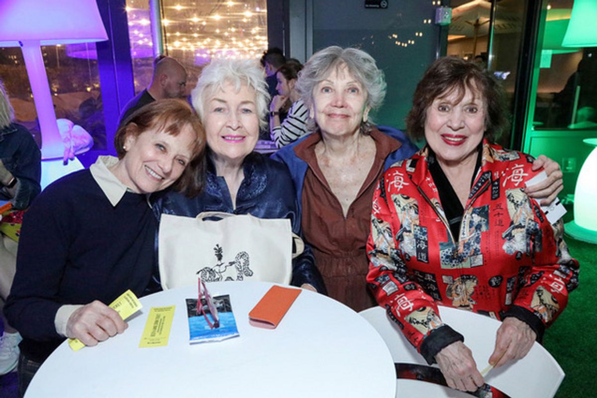 Sandy Nance, Darlene Larson, Francine Storey and Eileen Casey at 