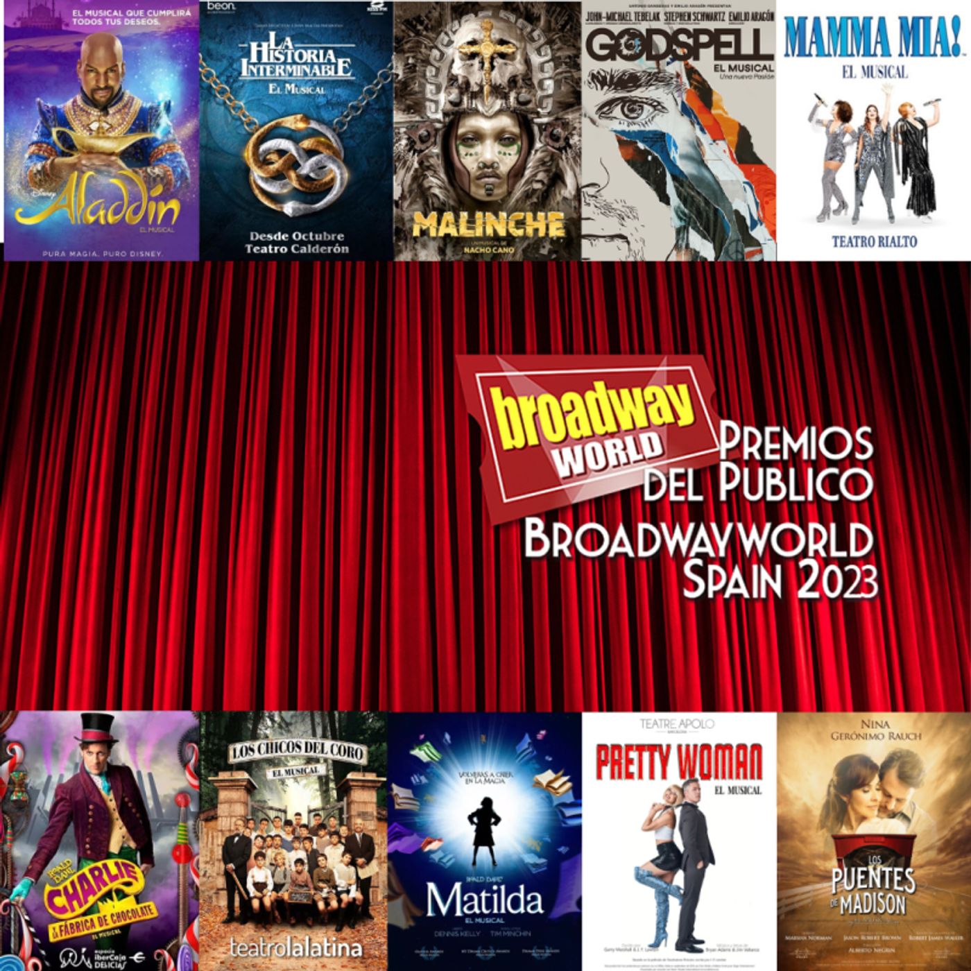 El Público decide los Candidatos a los Premios BroadwayWorld Spain 2023  Image