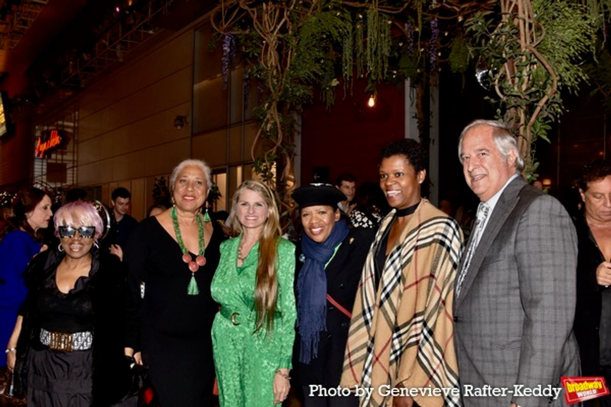 Irene Gandy, Ruth D. Hunt, Bonnie Comley, Lorine Pendleton and Stewart F. Lane at 