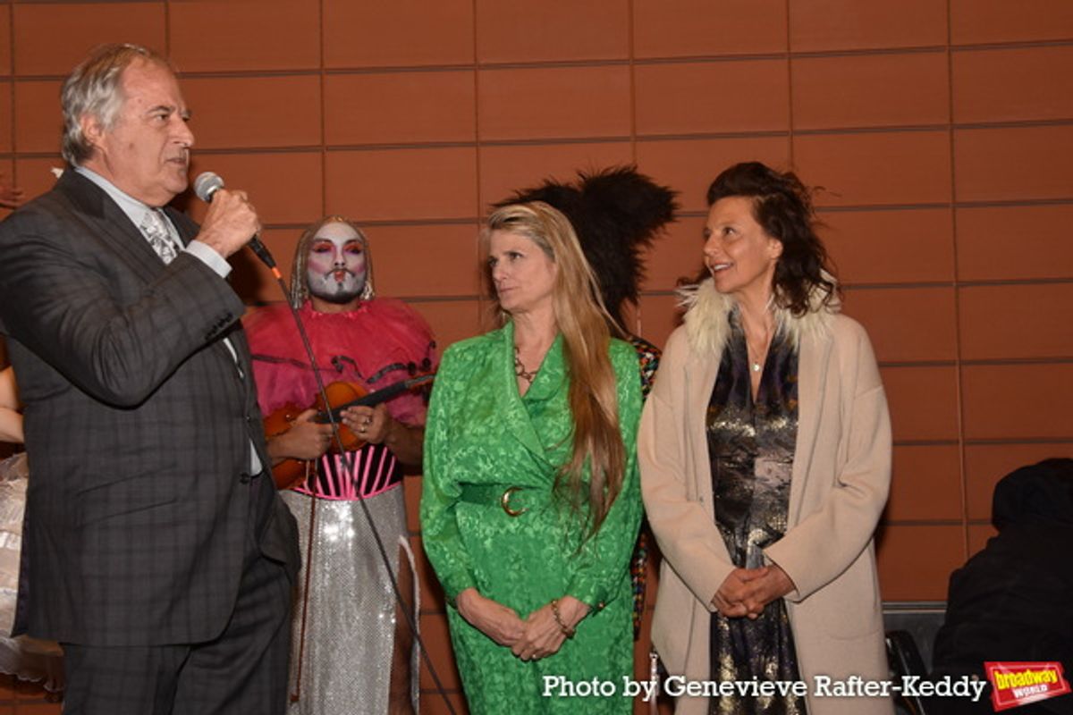 Stewart F. Lane, Bonnie Comley and Anita Durst at 