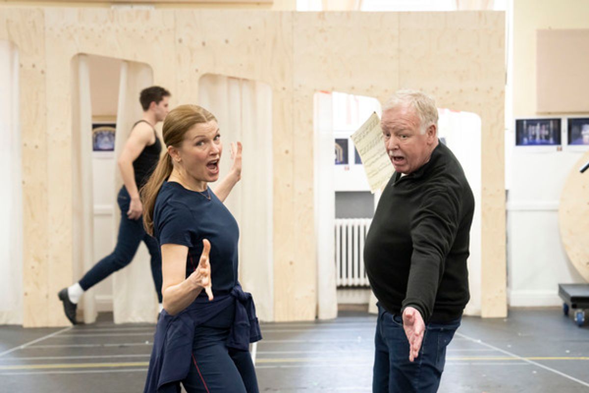 Josefina Gabrielle and Les Dennis at 