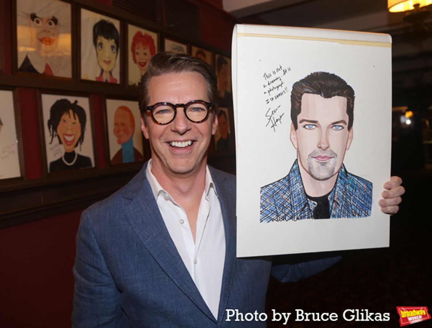 Photos: GOODNIGHT, OSCAR Star Sean Hayes Honored With Sardi's Portrait  Image