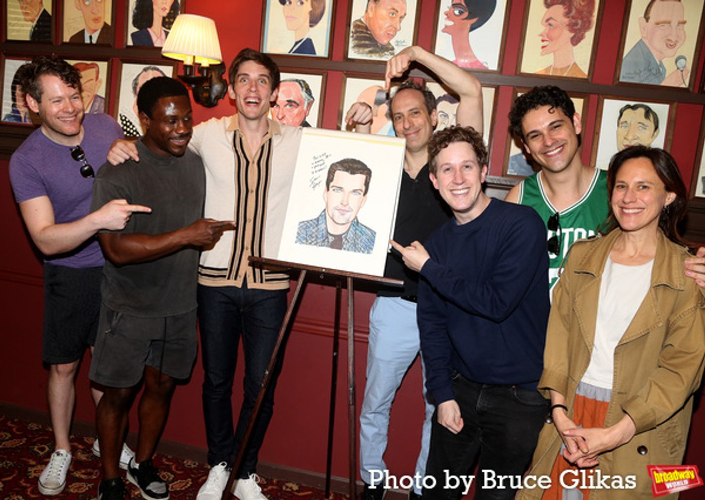 Photos: GOODNIGHT, OSCAR Star Sean Hayes Honored With Sardi's Portrait Photos: GOODNIGHT, OSCAR Star Sean Hayes Honored With Sardi's Portrait Image