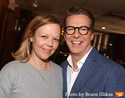 Emily Bergl and Sean Hayes Photo