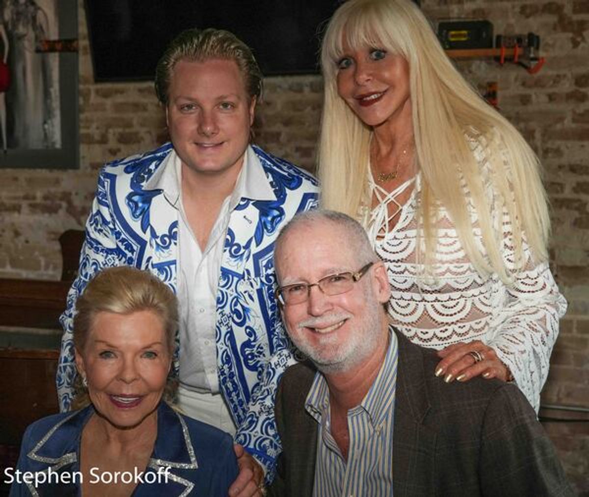 Lois Pope, Bill Porter, Max van Arnholt, Sunny Sessa at 