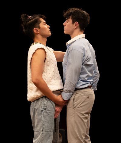 Jose Gamo and Rob Kellogg as Tybalt Photo