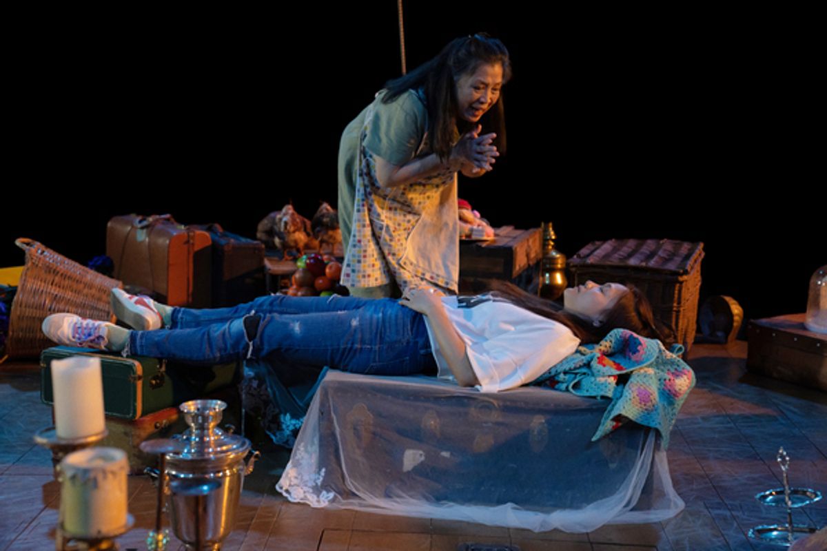 Mia Katigbak and Dorcas Leung  at 