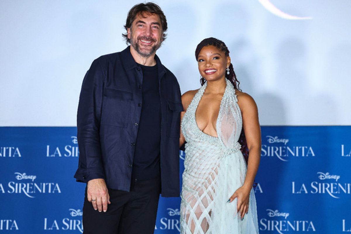 Javier Bardem and Halle Bailey at 