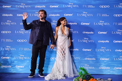 Javier Bardem and Halle Bailey Photo