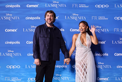 Javier Bardem and Halle Bailey Photo