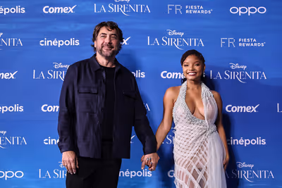 Javier Bardem and Halle Bailey Photo