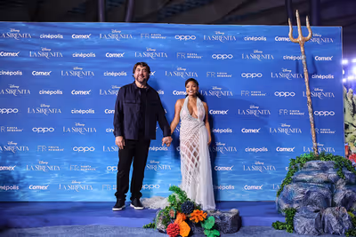 Javier Bardem and Halle Bailey Photo