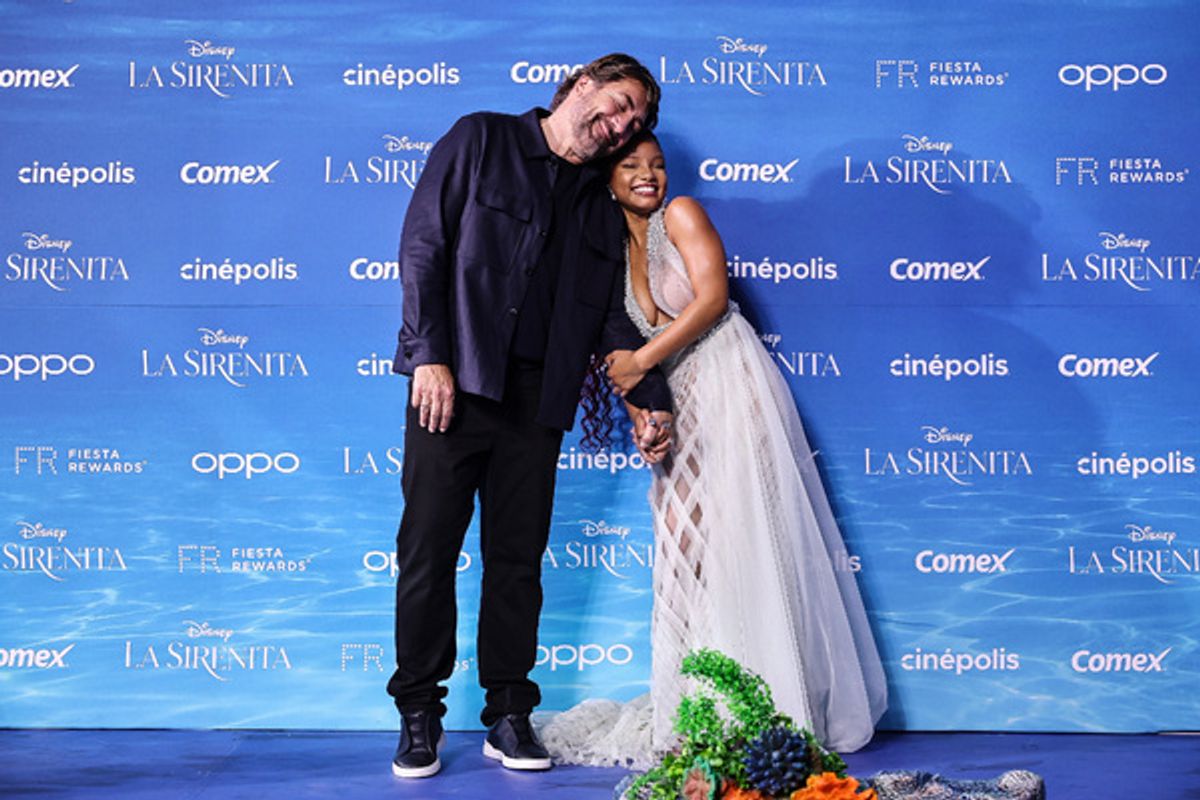 Javier Bardem and Halle Bailey at 