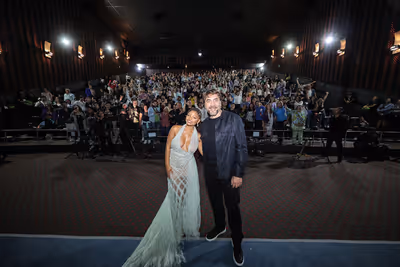Halle Bailey and Javier Bardem Photo