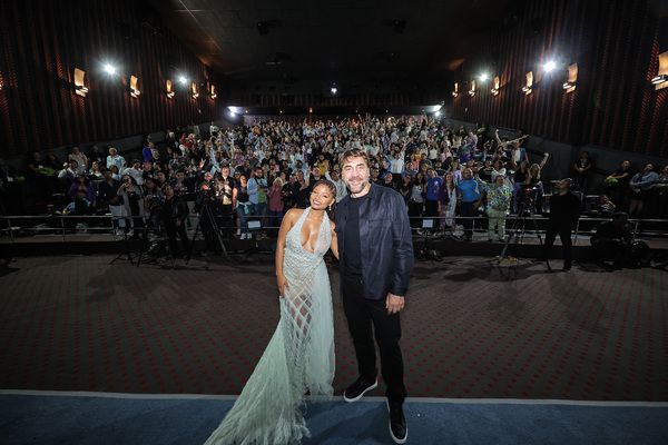 Halle Bailey and Javier Bardem Photo