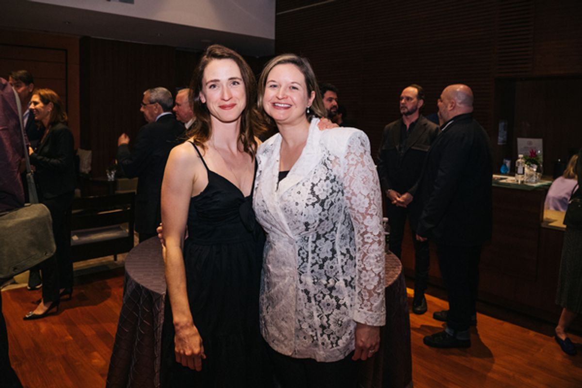 Elizabeth Stahlmann and Rebecca Erbelding at 