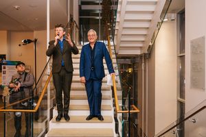 Simon Godwin and Moisés Kaufman Photo