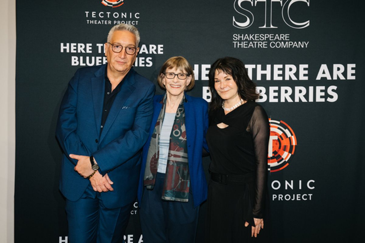 Moisés Kaufman, Sara J. Bloomfield, Amanda Gronich at 