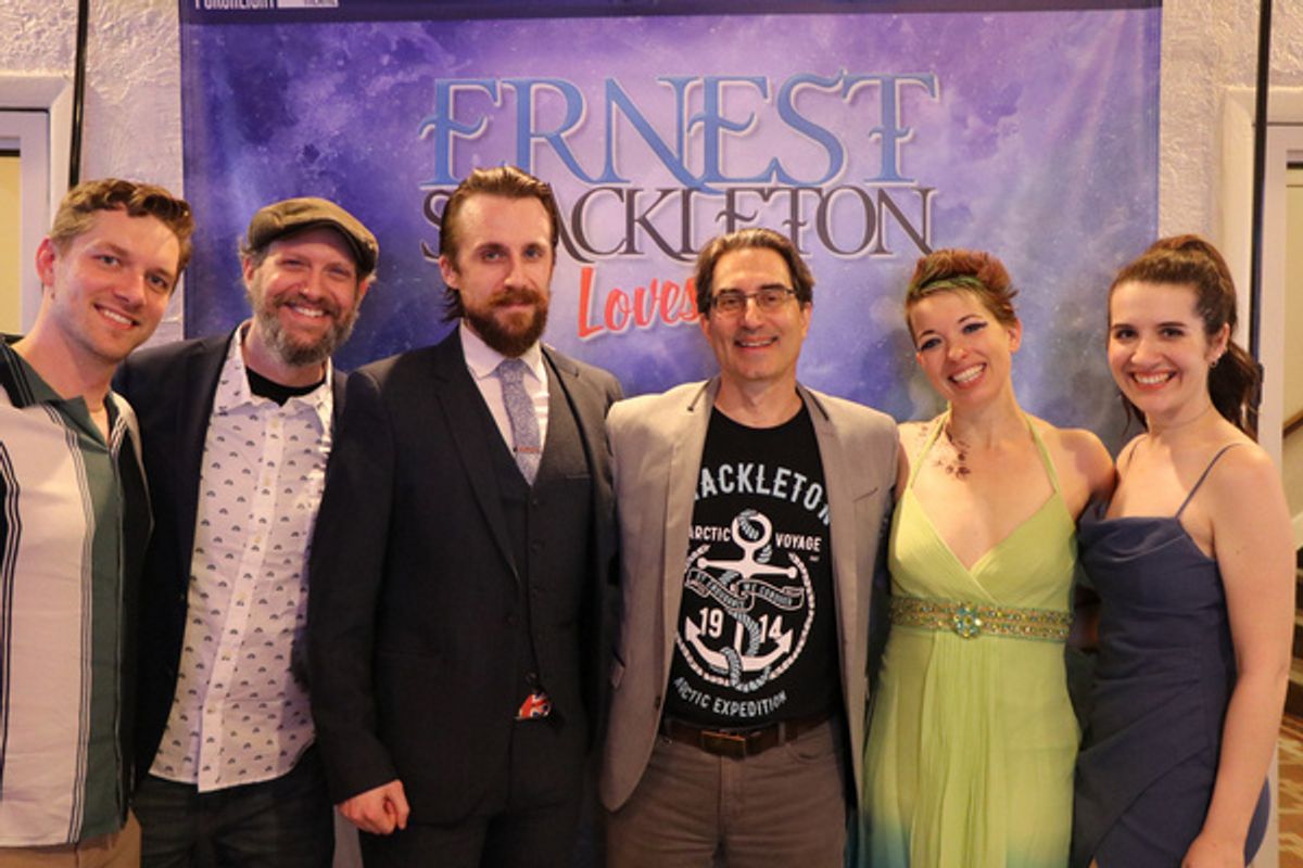 Cameron Tragesser, Matt Miles, Andrew Mueller, Michael Unger, Elisa Carlson, and Rae Robeson at 