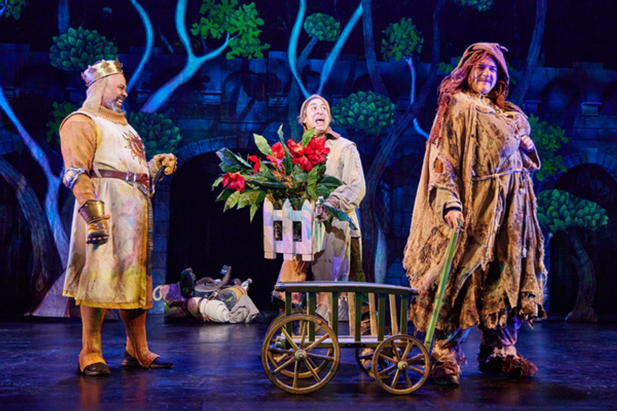 James Monroe Iglehart, Matthew Saldivar, and Jimmy Smagula at 