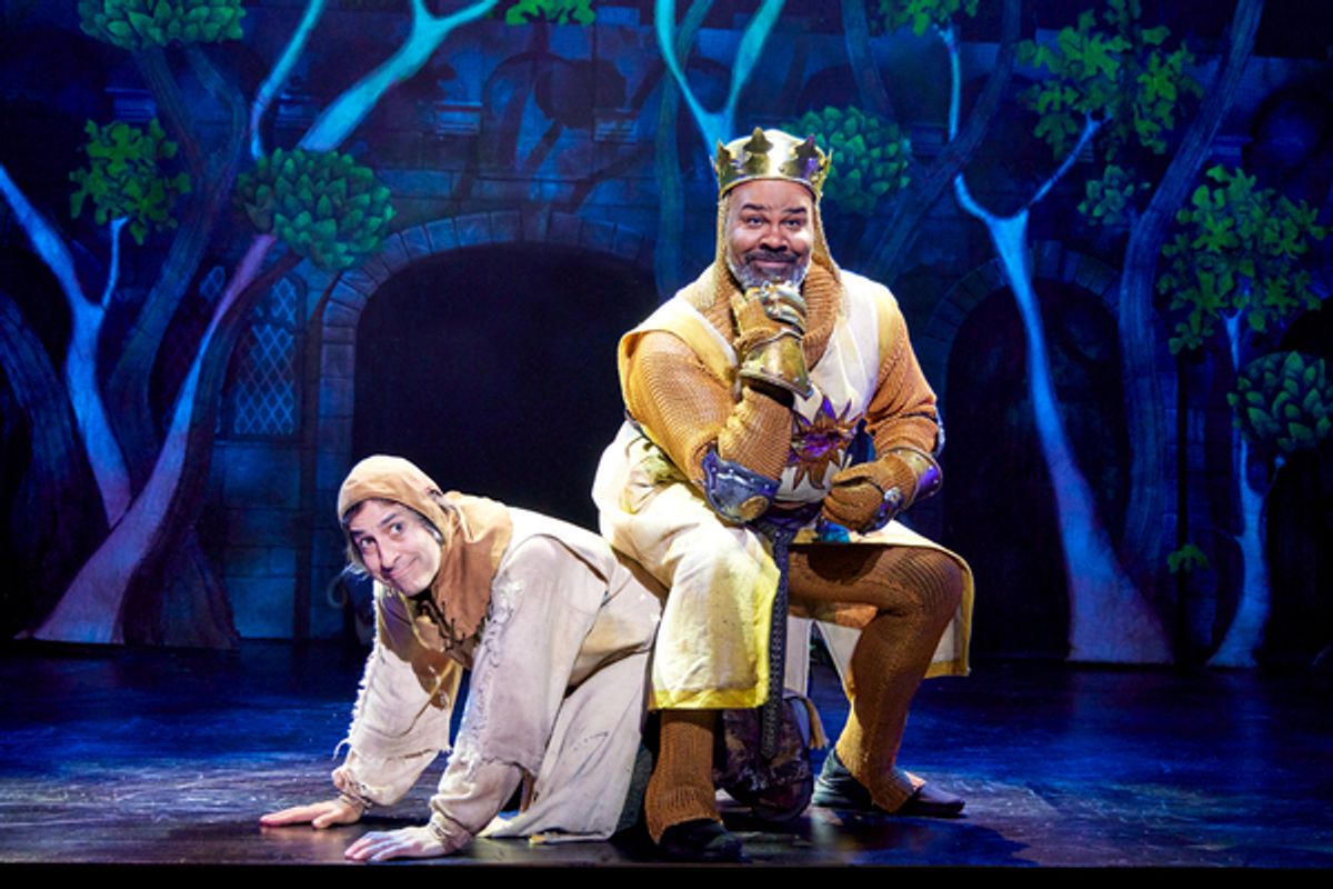 Matthew Saldivar and James Monroe Iglehart at 