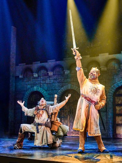 Matthew Saldivar and James Monroe Iglehart Photo