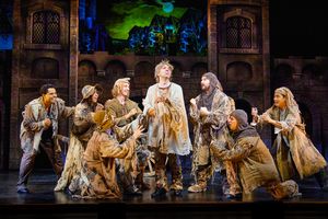 Michael Urie, Rob McClure, Alex Brightman, and the Cast of Spamalot @ BroadwayWorld Michael Urie, Rob McClure, Alex Brightman, and the Cast of Spamalot Photo