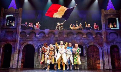 Nik Walker, Matthew Saldivar, James Monroe Iglehart, Jimmy Smagula, Michael Urie, and Photo