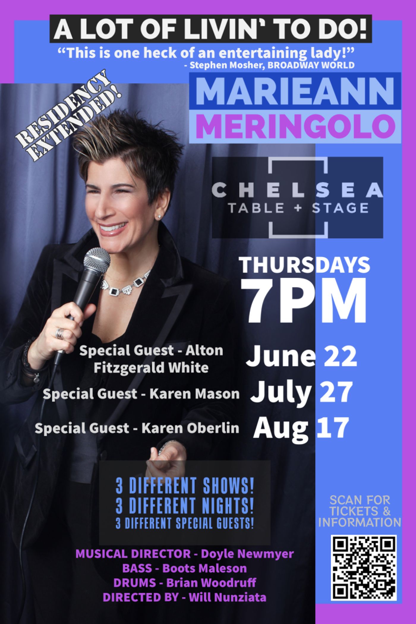 Photos: Marieann Meringolo Continues A LOT OF LIVIN' TO DO! Chelsea Table + Stage Residency Photos: Marieann Meringolo Continues A LOT OF LIVIN' TO DO! Chelsea Table + Stage Residency Image