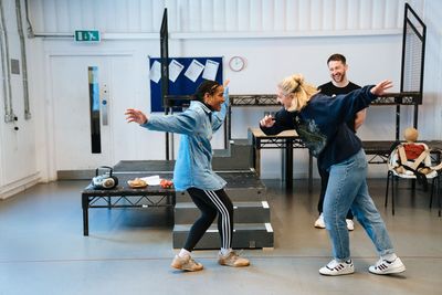 Amaka Okador, Laura Checkley, Jonnie Riordan  Photo