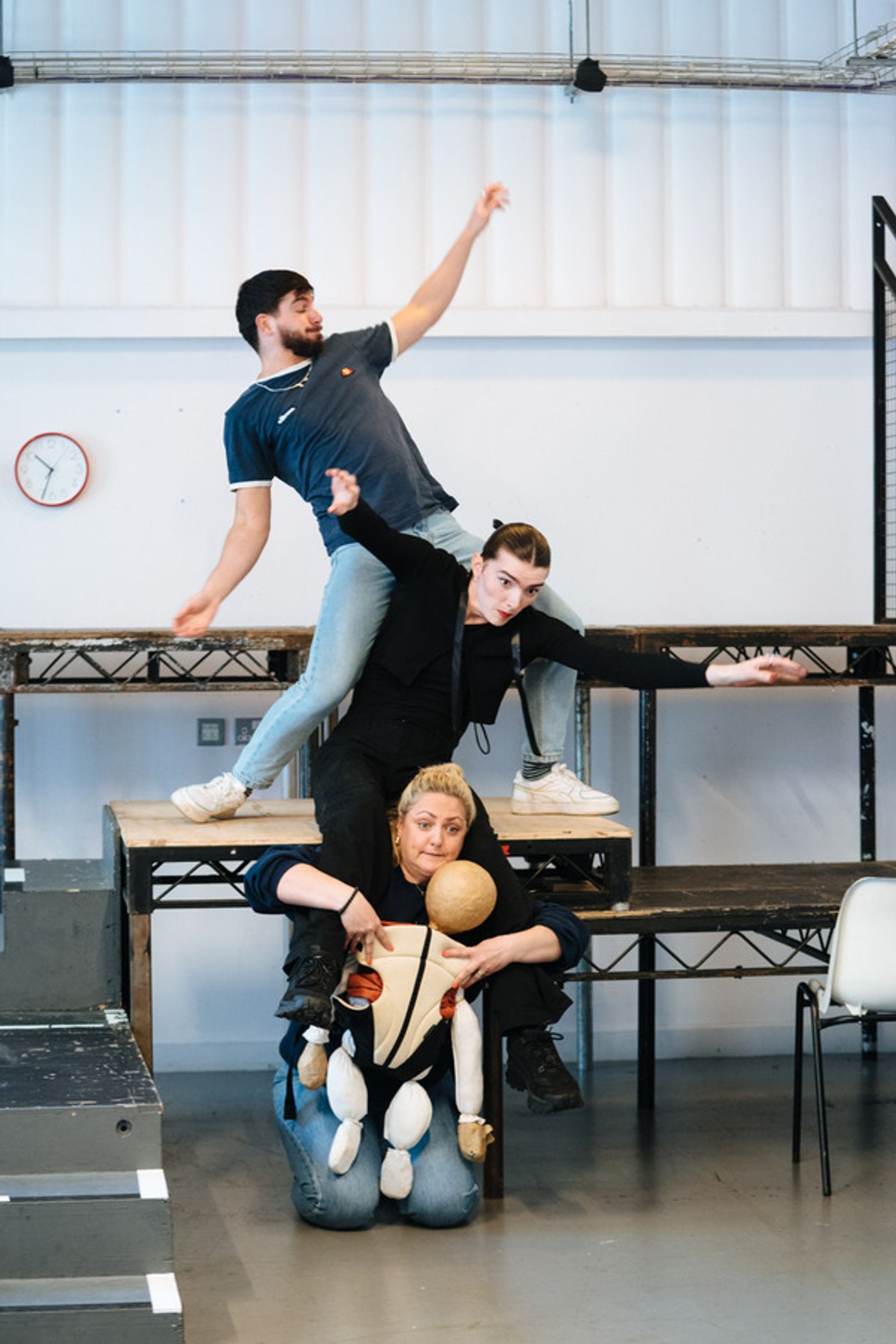 Photos: Inside Rehearsal For HOPE HAS A HAPPY MEAL At Royal Court Jerwood Theatre  Image