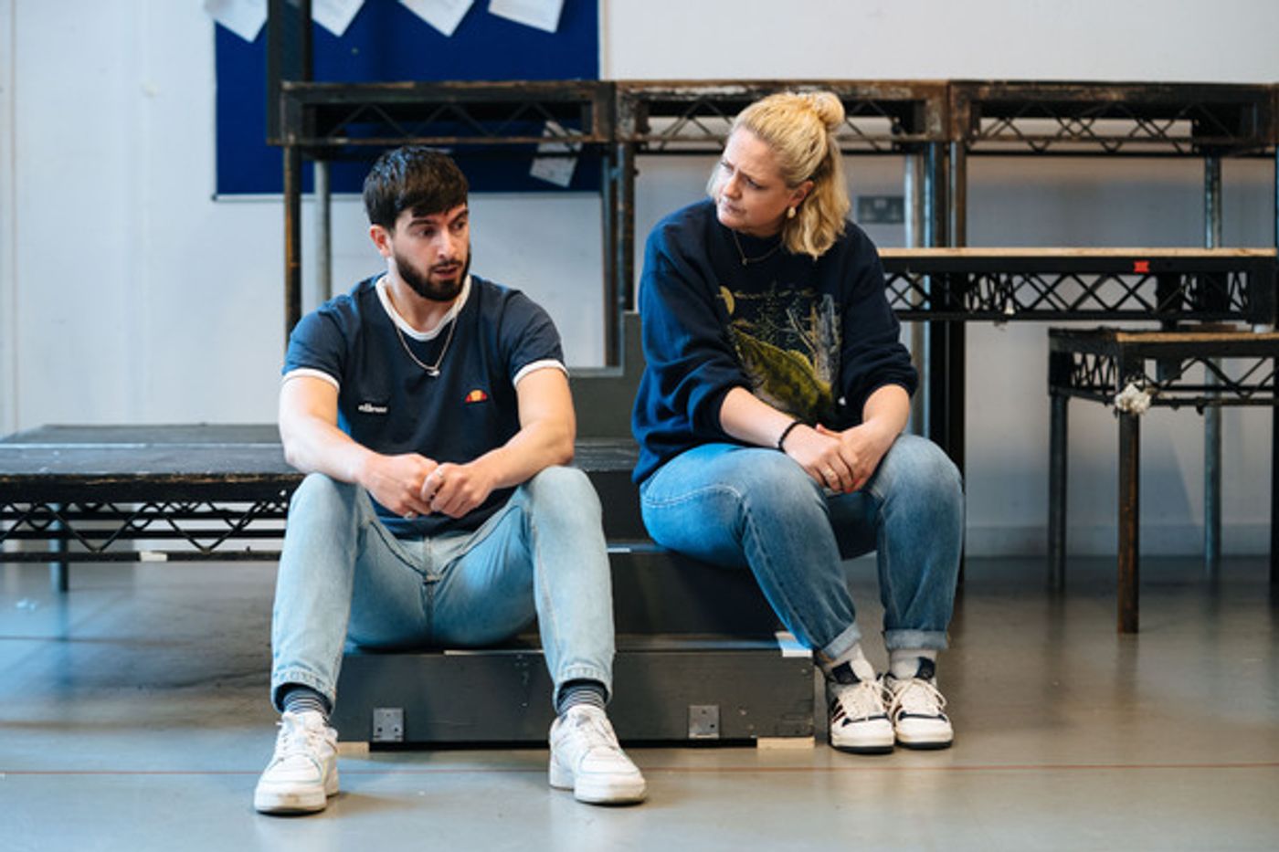 Photos: Inside Rehearsal For HOPE HAS A HAPPY MEAL At Royal Court Jerwood Theatre  Image