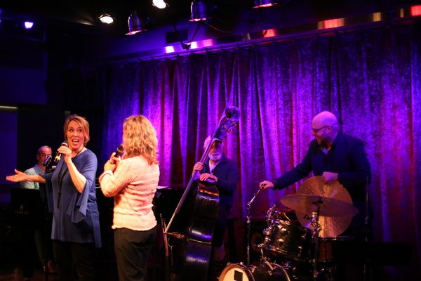 Ella Mae Dixon and drummer Ron Mitzner join the fun Photo