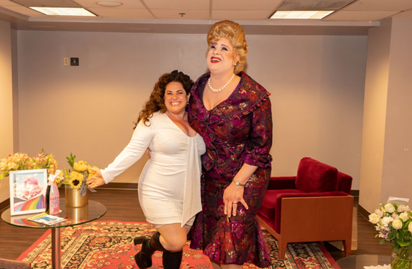 Photos: Marissa Jaret Winokur Visits the Tour of HAIRSPRAY  Image