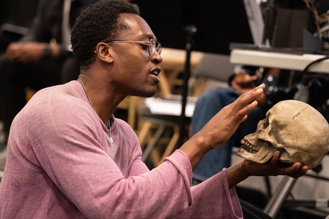 Photos: Go Inside Rehearsals for HAMLET at Free Shakespeare in the Park  Image