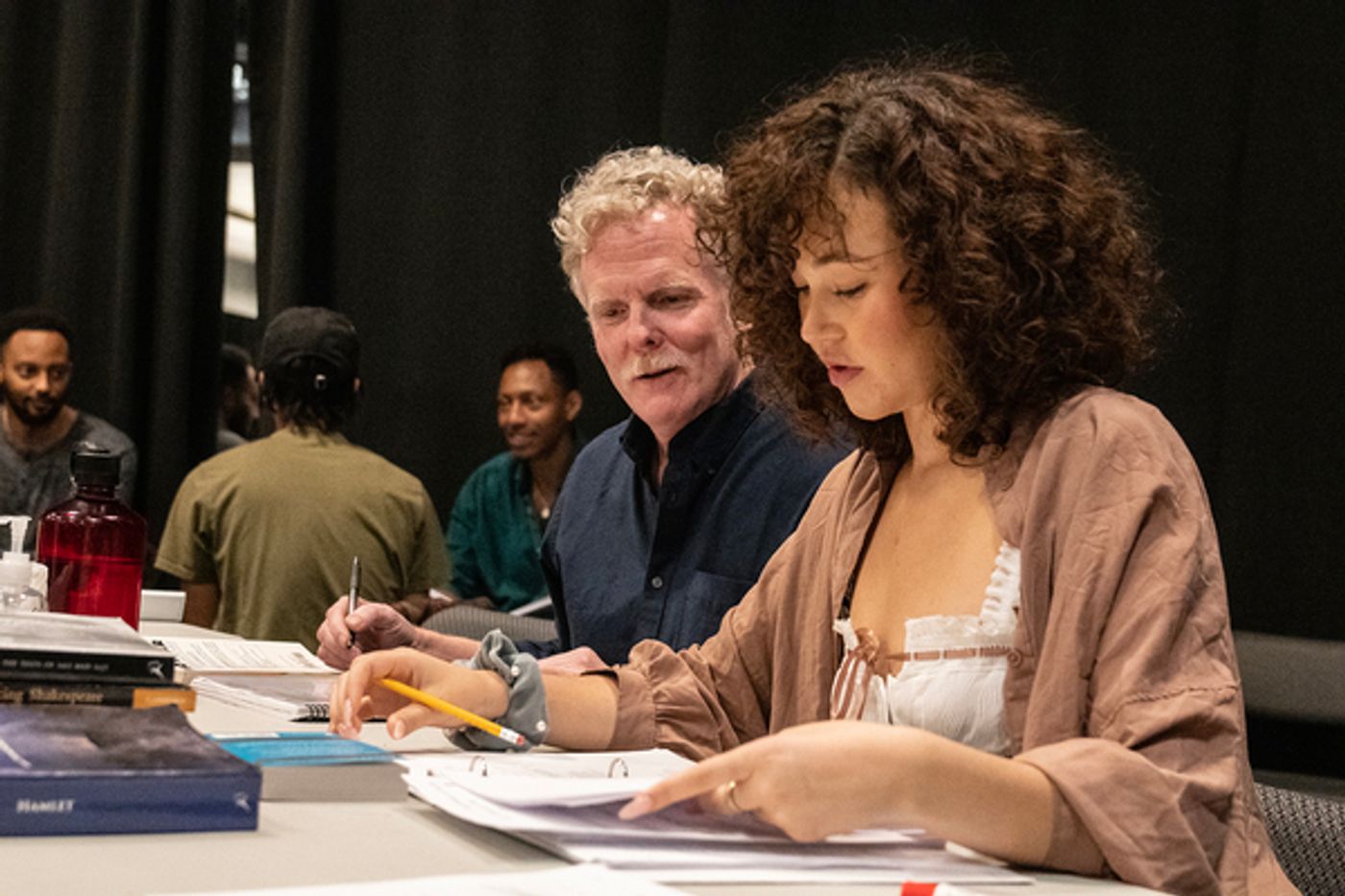Photos: Go Inside Rehearsals for HAMLET at Free Shakespeare in the Park  Image