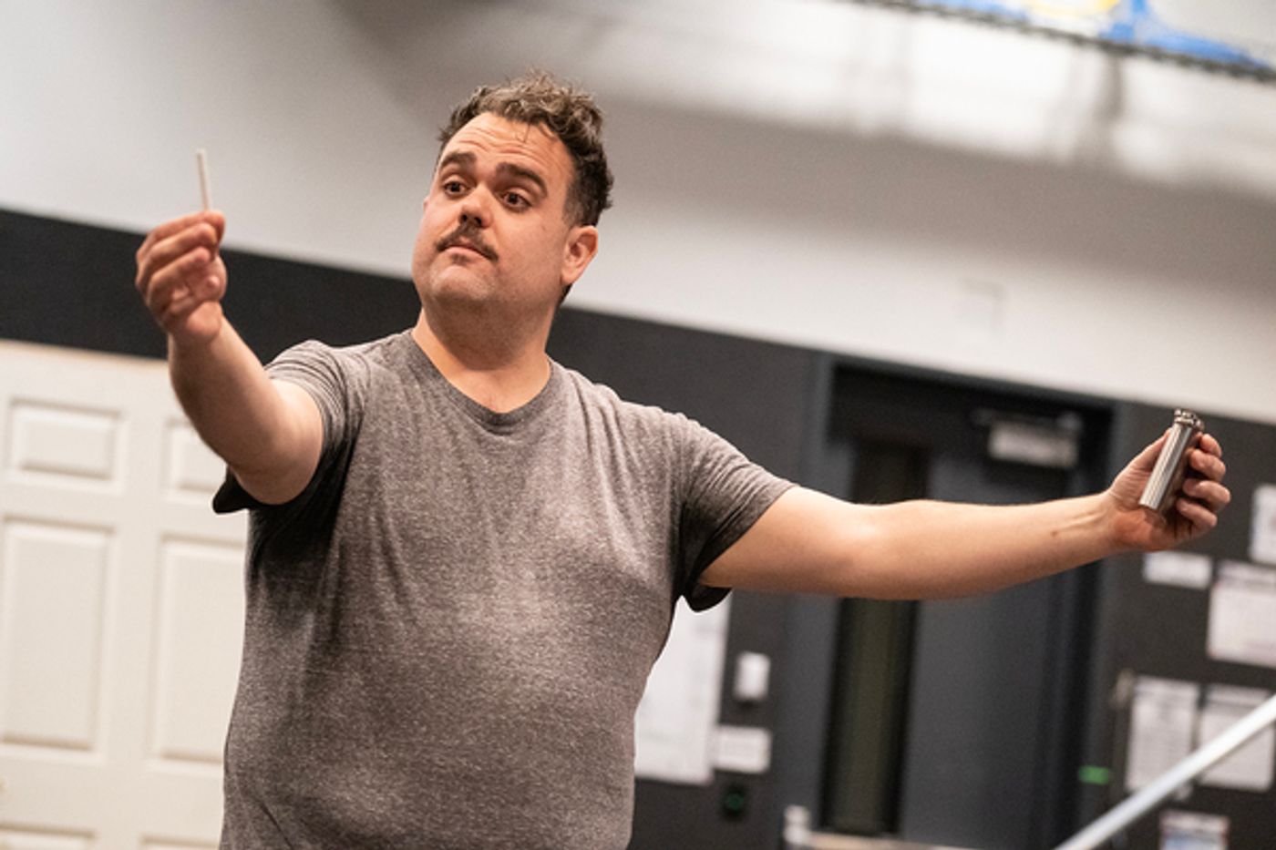 Photos: Go Inside Rehearsals for HAMLET at Free Shakespeare in the Park  Image