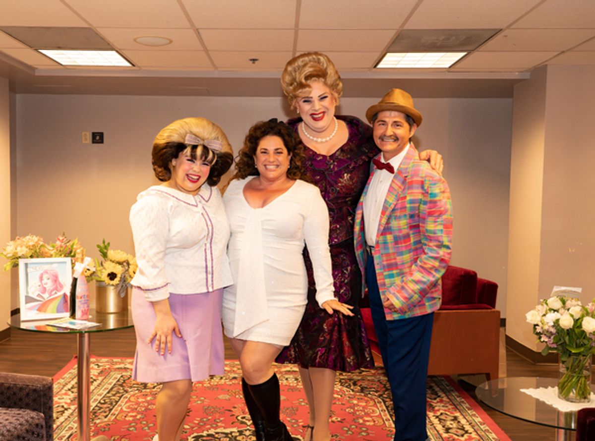 Niki Metcalf, Marissa Jaret Winokur, Andrew Levitt aka Nina West, Ralph Prentice Daniel at 