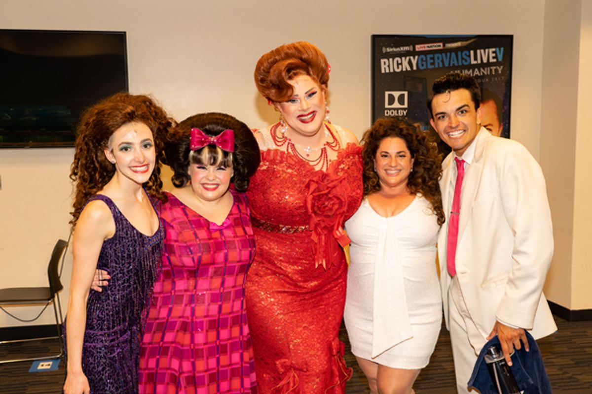 Emery Henderson, Niki Metcalf, Andrew Levitt aka Nina West, Marissa Jaret Winokur, Nick Cortazzo at 