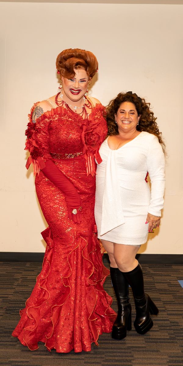 Andrew Levitt aka Nina West, Marissa Jaret Winokur Photo