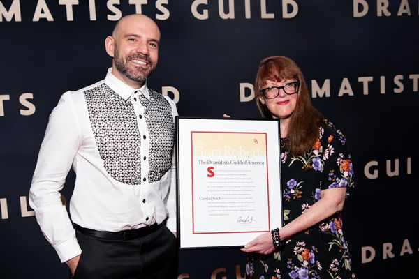Rafael Sánchez and Caridad Svich Photo