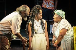 Chris Jarman, Gabrielle Brooks  and Natasha Magigi Photo