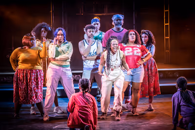Gabrielle Brooks and the ensemble Photo