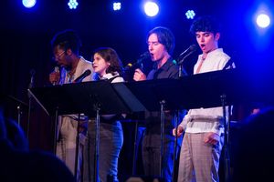 RJ Christian, Gabriella Pizzolo, Michael Lee Brown, Oscar Williams @ BroadwayWorld RJ Christian, Gabriella Pizzolo, Michael Lee Brown, Oscar Williams Photo