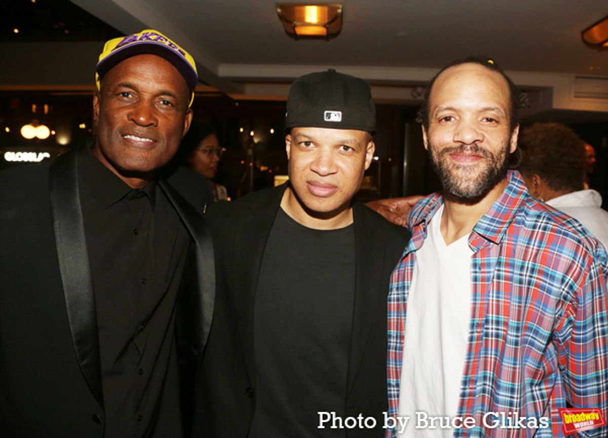 Director Kenny Leon, Glenn Davis and Savion Glover  at 