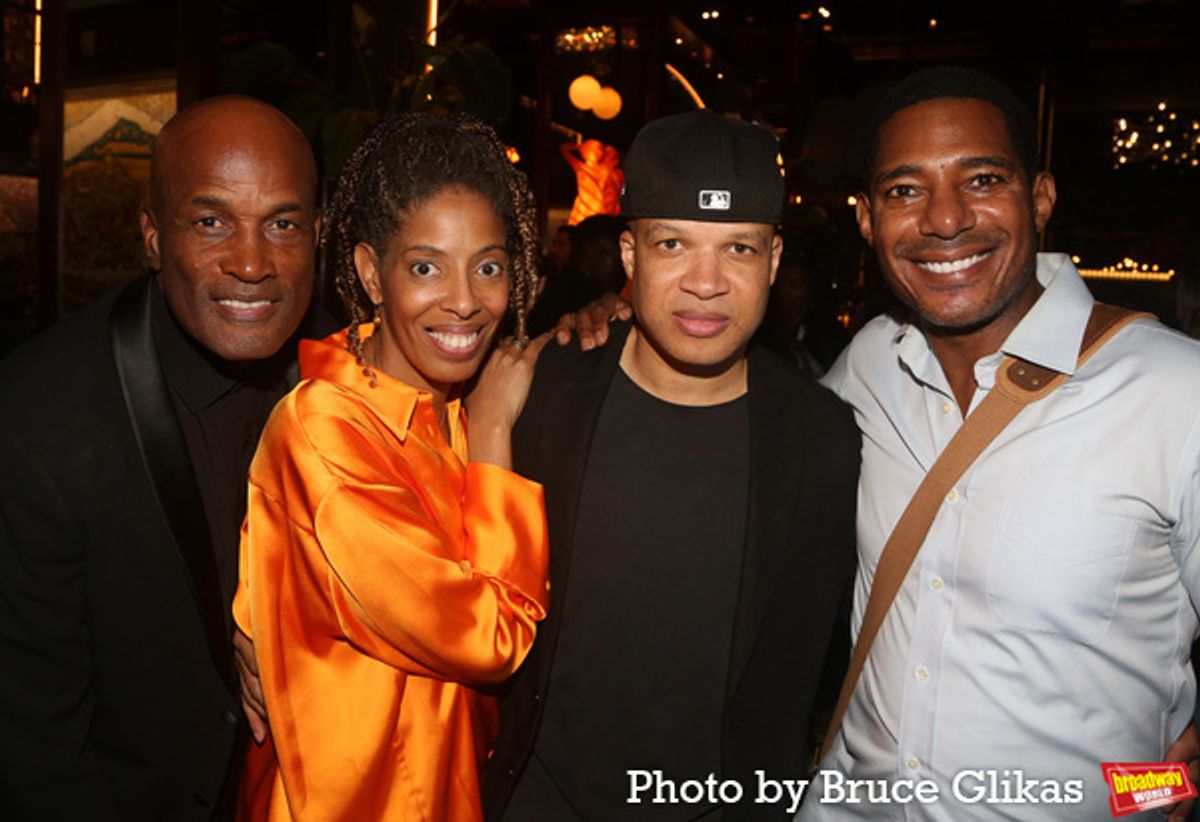 Director Kenny Leon, Lydia R. Diamond, Glenn Davis and Billy Eugene Jones at 